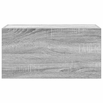 Badkamerwandkast 60x25x30 cm bewerkt hout grijs sonoma eiken 6