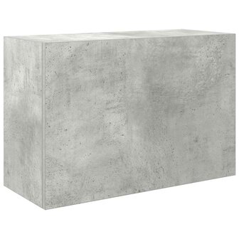 Badkamerwandkast 60x25x40 cm bewerkt hout betongrijs 2