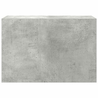 Badkamerwandkast 60x25x40 cm bewerkt hout betongrijs 6