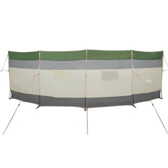 Windscherm camping waterdicht 510x153 cm groen 2