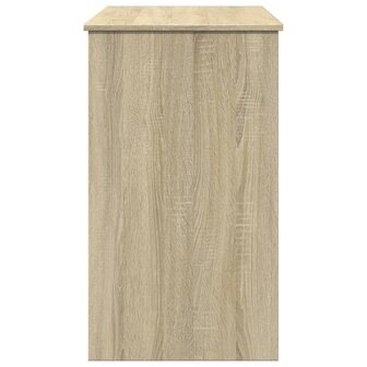 Kaptafel met spiegel 100x45x76 cm sonoma eikenkleurig 6