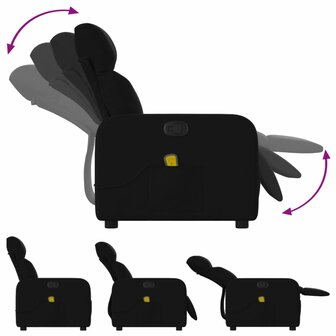 Massagestoel met Zwarte Stof 5