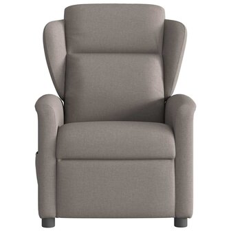 Massagestoel verstelbaar stof taupe 3