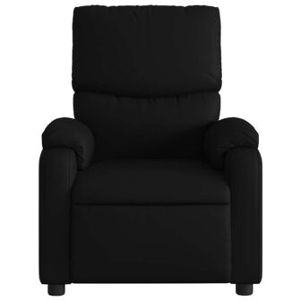 Massagestoel van zwart kunstleer 7