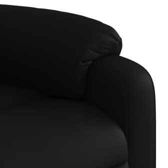 Massagestoel van zwart kunstleer 9