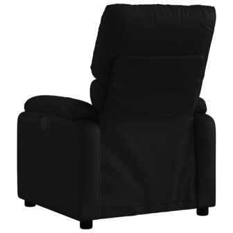 Massagestoel van zwart kunstleer 4