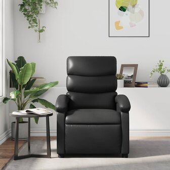 Massagestoel verstelbaar kunstleer zwart 3