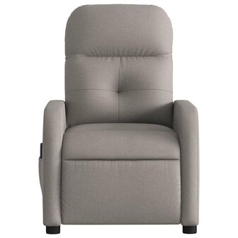 Massagestoel verstelbaar stof taupe 7