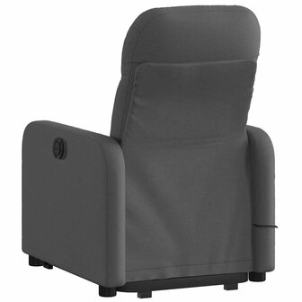 Sta-op-massagestoel verstelbaar stof donkergrijs 5