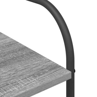 Kledingrek met plank Grijs 120 x 44 x 160 cm Bewerkt hout 9