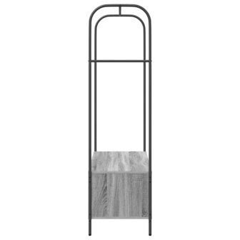 Kledingrek met opslag Grijs 100 x 44 x 160 cm Bewerkt hout 6