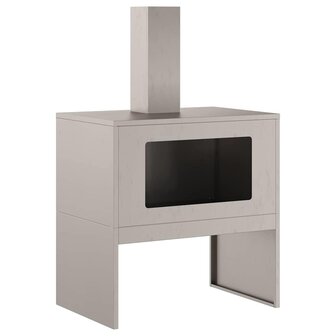 Vuurkorf Bruin 60 x 40 x 96 cm Cortenstaal 5