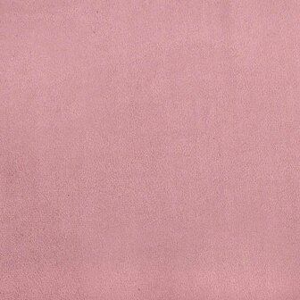 Chaise longue met kussen en rechterarmleuning fluweel roze 8