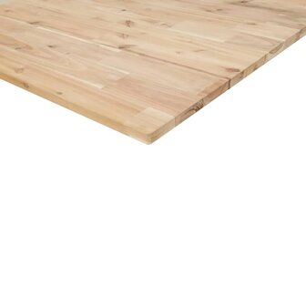Wastafelblad 140x40x2 cm onbehandeld massief acaciahout 7
