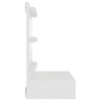 Spiegelkast met LED-verlichting 60x31,5x62 cm wit 6