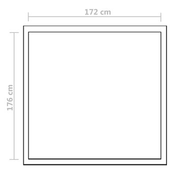 Tuinkas 3,46 m&sup2; versterkt aluminium 9