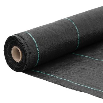 Worteldoek 0,5x100 m PP zwart 3