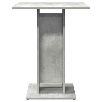 Bistrotafel 60x60x75 cm bewerkt hout betongrijs 4