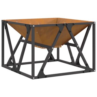 Vuurkorf Bruin 50 x 50 x 35 cm Cortenstaal 2