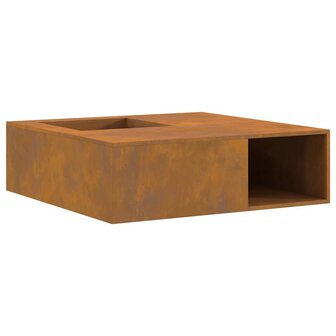 Vuurkorf Bruin 100 x 100 x 30 cm Cortenstaal 2