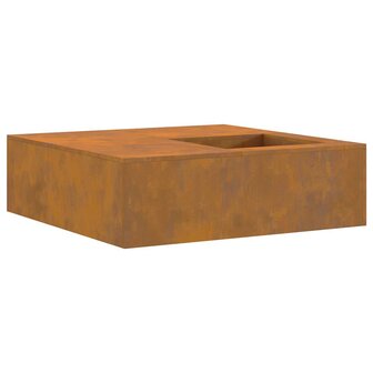 Vuurkorf Bruin 100 x 100 x 30 cm Cortenstaal 8