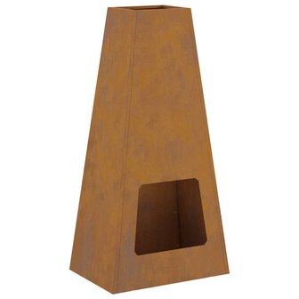 Vuurkorf Bruin 50 x 35 x 100 cm Cortenstaal 2