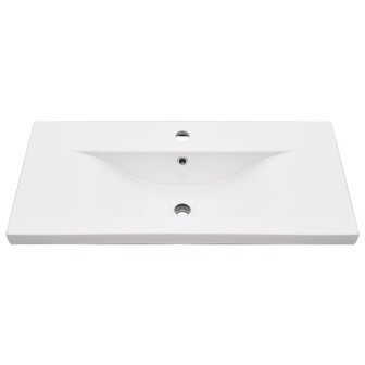 Wastafelframe met inbouwwastafel ijzer zwart 6