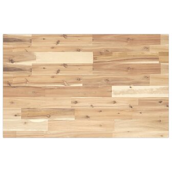Badkamer wandschap staal en massief acaciahout 8