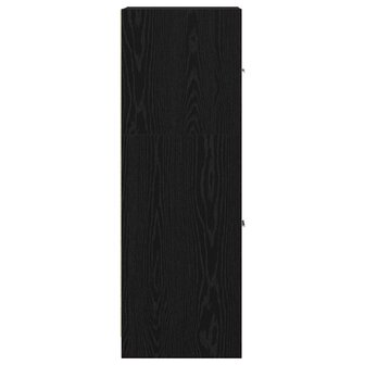 Apothekerskast Zwart eiken 40 x 41 x 118 cm Bewerkt hout 7