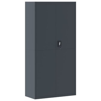 Archiefkast 90x40x180 cm staal antracietkleurig 2