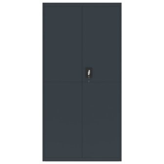 Archiefkast 90x40x180 cm staal antracietkleurig 3