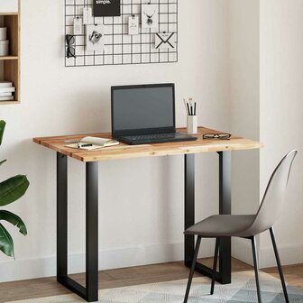 Bureaublad met olieafwerking 100x70x2 cm massief acaciahout 2
