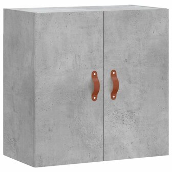Wandkast 60x31x60 cm bewerkt hout betongrijs 2