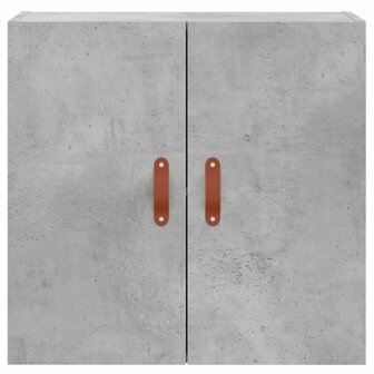 Wandkast 60x31x60 cm bewerkt hout betongrijs 5