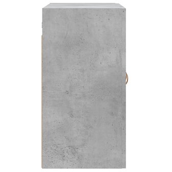 Wandkast 60x31x60 cm bewerkt hout betongrijs 7