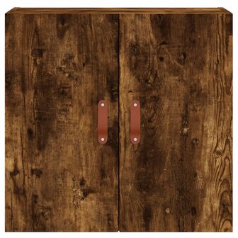 Wandkast 60x31x60 cm bewerkt hout gerookt eikenkleurig 5