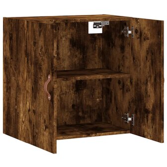 Wandkast 60x31x60 cm bewerkt hout gerookt eikenkleurig 6