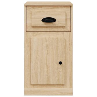 Bijzetkast met lade 40x50x75 cm bewerkt hout sonoma eikenkleur 6