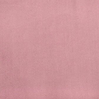 Chaise longue met rechterarmleuning fluweel roze 8