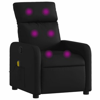 Massagestoel Kunstleer Zwart 2