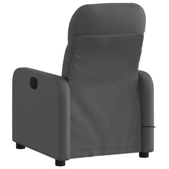 Massagestoel in donkergrijze stof 4