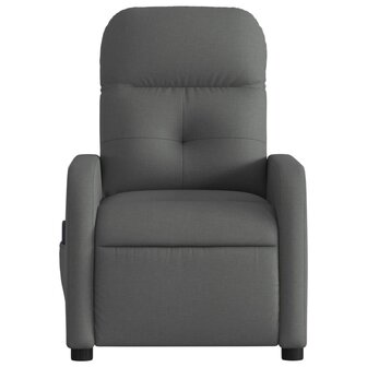 Massagestoel in donkergrijze stof 7