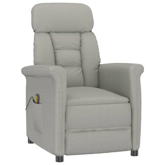 Massagestoel Lichtgrijs 70.5 x 96.5 x 95 cm Polyester 1