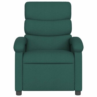 Massagestoel verstelbaar stof donkergroen 5