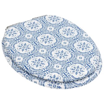 Toiletbril met soft-close deksel porselein MDF 3