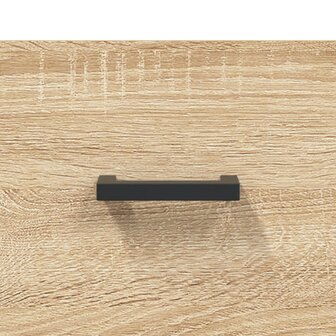 Hoge kast 69,5x31x115 cm bewerkt hout sonoma eikenkleurig 9