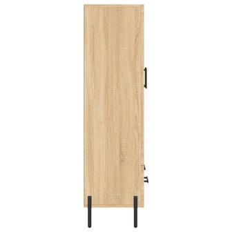 Hoge kast 69,5x31x115 cm bewerkt hout sonoma eikenkleurig 7