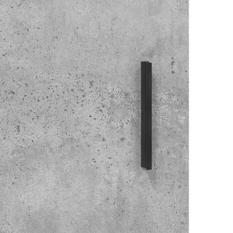 Hoge kast 69,5x31x115 cm bewerkt hout betongrijs 9