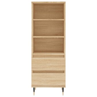 Hoge kast 40x36x110 cm bewerkt hout sonoma eiken 5