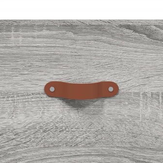 Ladekast 69,5x34x90 cm bewerkt hout grijs sonoma 9